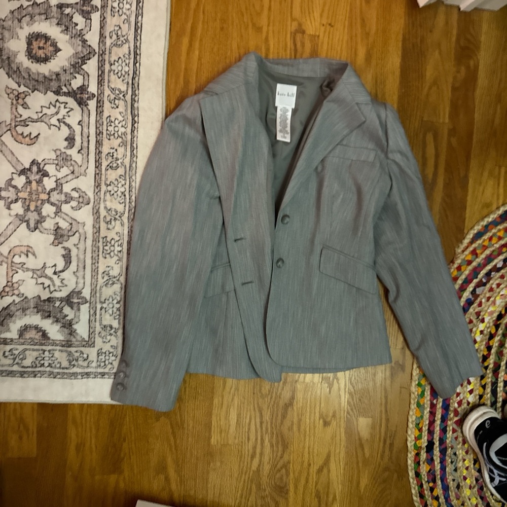 Kate Hill Classic Gray Blazer